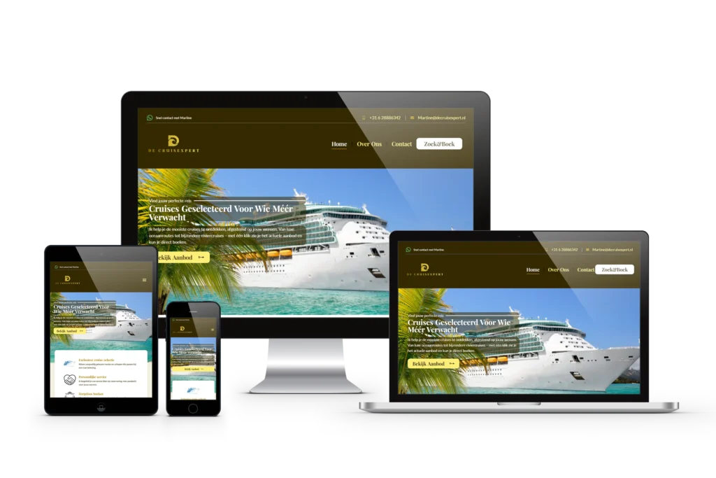 website laten maken reisbureau